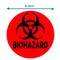 Hls Commercial Biohazard Decals 4 Inch Diameter, 3PK HLSKERHAZ3 - alternate 4